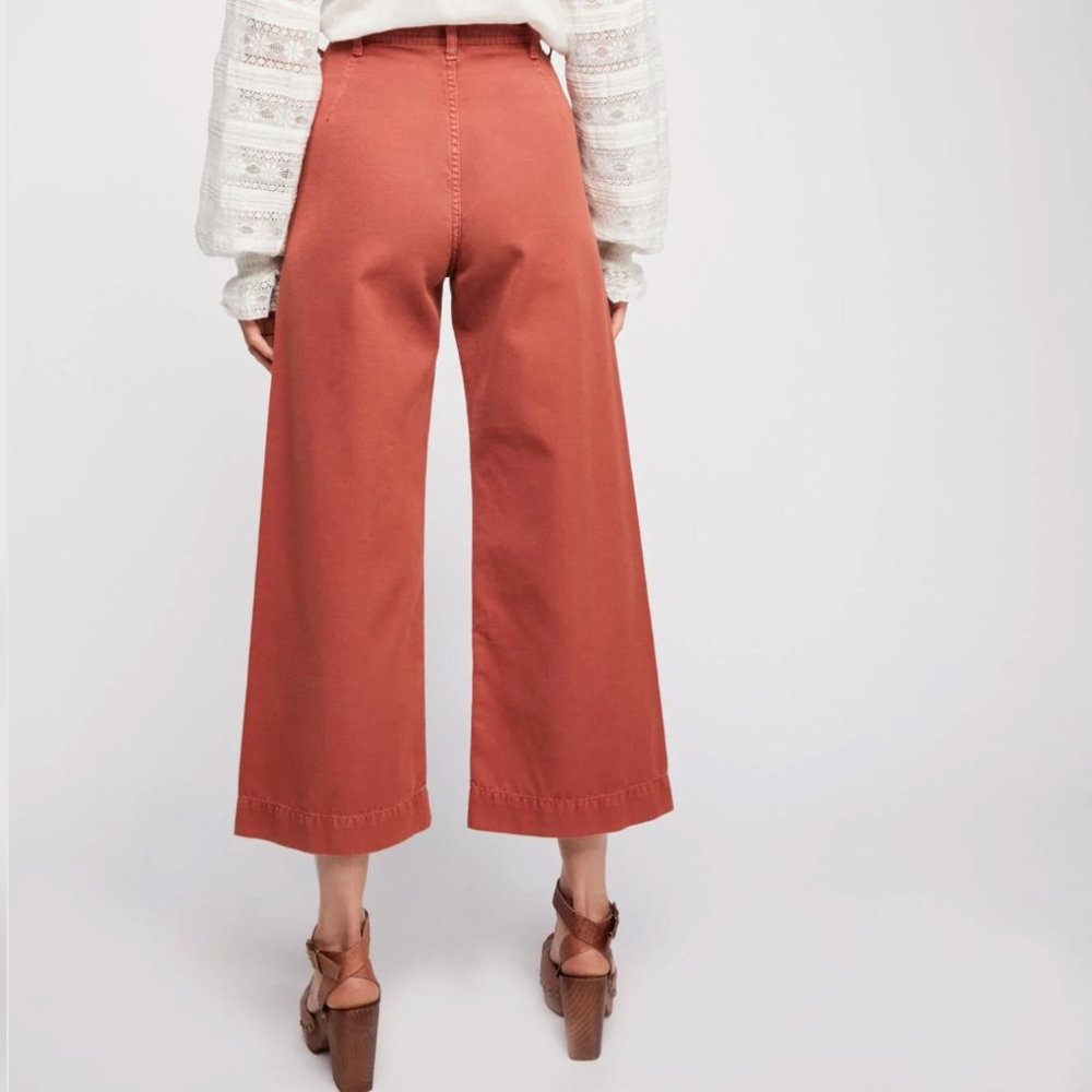 Free People Patti Cotton Cropped Pants